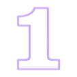 1.stl STL file Numbers Cookie Cuters 2・3D printable model to download