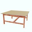 0_00025.jpg TABLE 3D MODEL - 3D PRINTING - OBJ - FBX - MASE DESK SCHOOL HOUSE WORK HOME WOOD STUDENT BOY GIRL