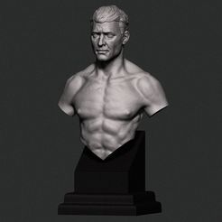 ZBrush Document.jpg Male bust for paint (Busto masculino para pintura)