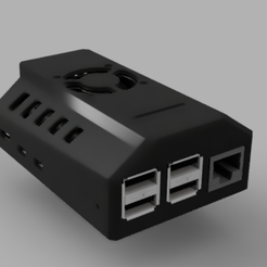 PI4B_Case_2.png Free 3MF file BTT PI4B CB1/CM4 Full Case・Design to download and 3D print