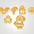 render.png COOKIE CUTTER KIT CHRISTMAS | CHRISTMAS COOKIE CUTTER SET