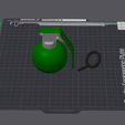 3.png M67 hand grenade Ornament *Print in Place* #CHRISTMASXCULTS