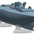 03.jpg Low Profile Stealth Semi Submersible Interceptor 1m RC Ready 3D Printable Model