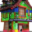 9.jpg MAISON 2 HOUSE HOME CHILD CHILDREN'S PRESCHOOL TOY 3D MODEL KIDS TOWN KID Cartoon Building 5