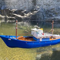 a ee : atte Mini rc fishing boat