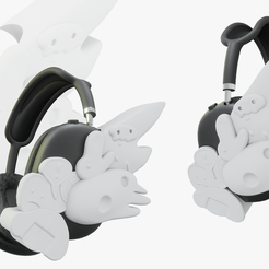 6.png STL file Накладки на наушники Apple Airpods Max・Model to download and 3D print