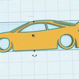 Web-capture_27-11-2023_1695_www.tinkercad.com.jpeg Mitsubishi Eclipse GST GSX 2G High Rise Silhouette Keyring