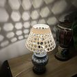 IMG_9964.jpeg Lampshade abat-jour Alvéole lampe de chevet E14 E27