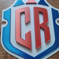 348358922_1497236227472869_1090739198197848104_n.jpg 3MF file Coasta Rica Soccer emblem・Model to download and 3D print