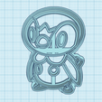 393-Piplup.png Pokemon: Piplup Cookie Cutter