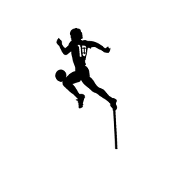 1.png Archivo STL Cake Topper Adorno Torta - Diego armando Maradona 10・Objeto imprimible en 3D para descargar
