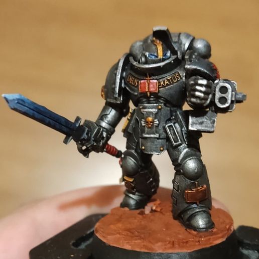 GK Primary Martian land base for magnet 40k KT chevalier gris