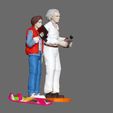 q3.jpg STL file MARTY MCFLY DOC EMIT BROWN BACK TO THE FUTURE FIGURINE MINIATURE・3D printer design to download, figuremasteracademy