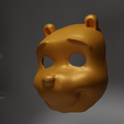 3.png Winnie The Pooh Cosplay Face Mask 3D print model