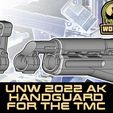 UnW-TMC-2022-AK-handguard.jpg UNW TIPPMANN TMC HANDGUARD MODEL 2022 AK Short