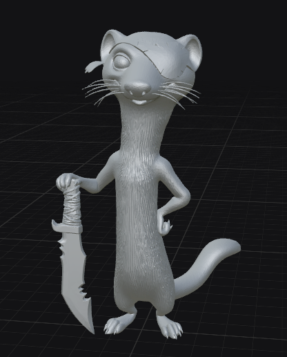 A character from Ice Age 3D model by voron_