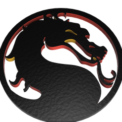 MK.png Fichier STL gratuit Mortal Kombat・Plan pour imprimante 3D à télécharger