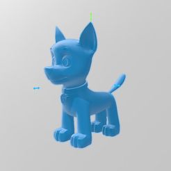 4.jpg Free STL file PAW PATROL Chase・Template to download and 3D print