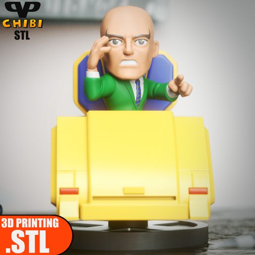 Professor X Chibi STL for 3D Printing ChibiSTL 3DXM 3D model