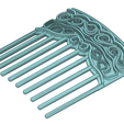 Hair-comb-12-low-91.png FRENCH PLEAT HAIR COMB Multi purpose Female Style Braiding Tool hair styling roller braid accessories for girl headdress weaving fbh-12 3d print cnc