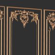 CNC-Art-3D-RH_-WALL-PANEL-35.jpg WALL PANEL classical decoration ONE FROM 36 3D MODEL