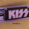 kiss-concierto-entradas-musica-rock.jpg Kiss, U2, The Who, Mini Matricula, logo, poster, sign, signboard, europe, music group, music group