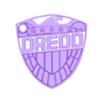 Judgedredd.obj 3d modelo juez dredd insignia