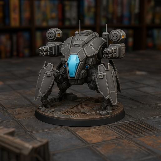 🎲 Aegis – Cyberpunk Defender Drone Mech Battletech 65mm