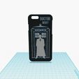 DoctorWhoCaseIphone6.JPG Doctor Who Iphone 6 case - dual extrusion