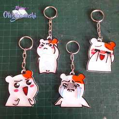 Llaveros-Ebichu-2.png Pack 4 Ebichu Keychains