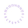 55_17_cifr.stl Счетчик жизни/очков D55 : Макс 17
