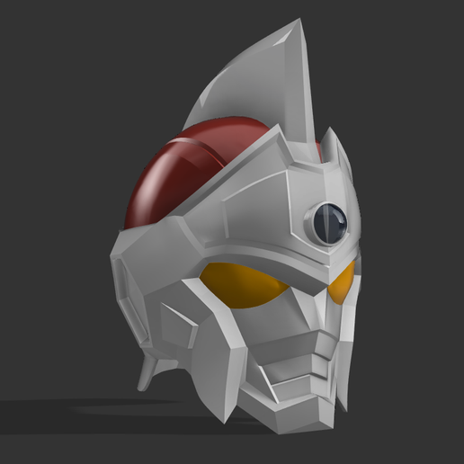 【Jin】マスクマン 🗡️ Superhuman Samurai Servo Gridman helmet・ STL File for