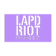 lapd_riot.stl NCR Ranger Stencils