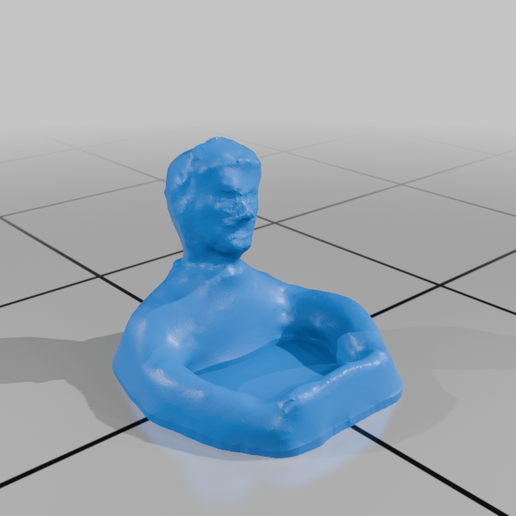 Driver figure for slot car 3D model