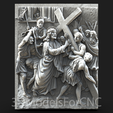 3.png 3D Model STL File for CNC Router Laser & 3D Printer Stations of the Cross Pack