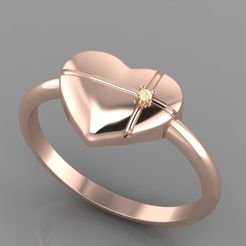 912.jpg STL file Heart Ring・Model to download and 3D print, Neel6462