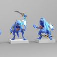 Lined-Up-10.jpg Free STL file Blue Terrors of Change・3D print design to download