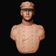 07.jpg General Robert Gould Shaw bust sculpture 3D print model