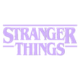 STRANGER THINGS (8).stl Stranger Things: Demogorgon & Eleven Silhouette Marcapáginas