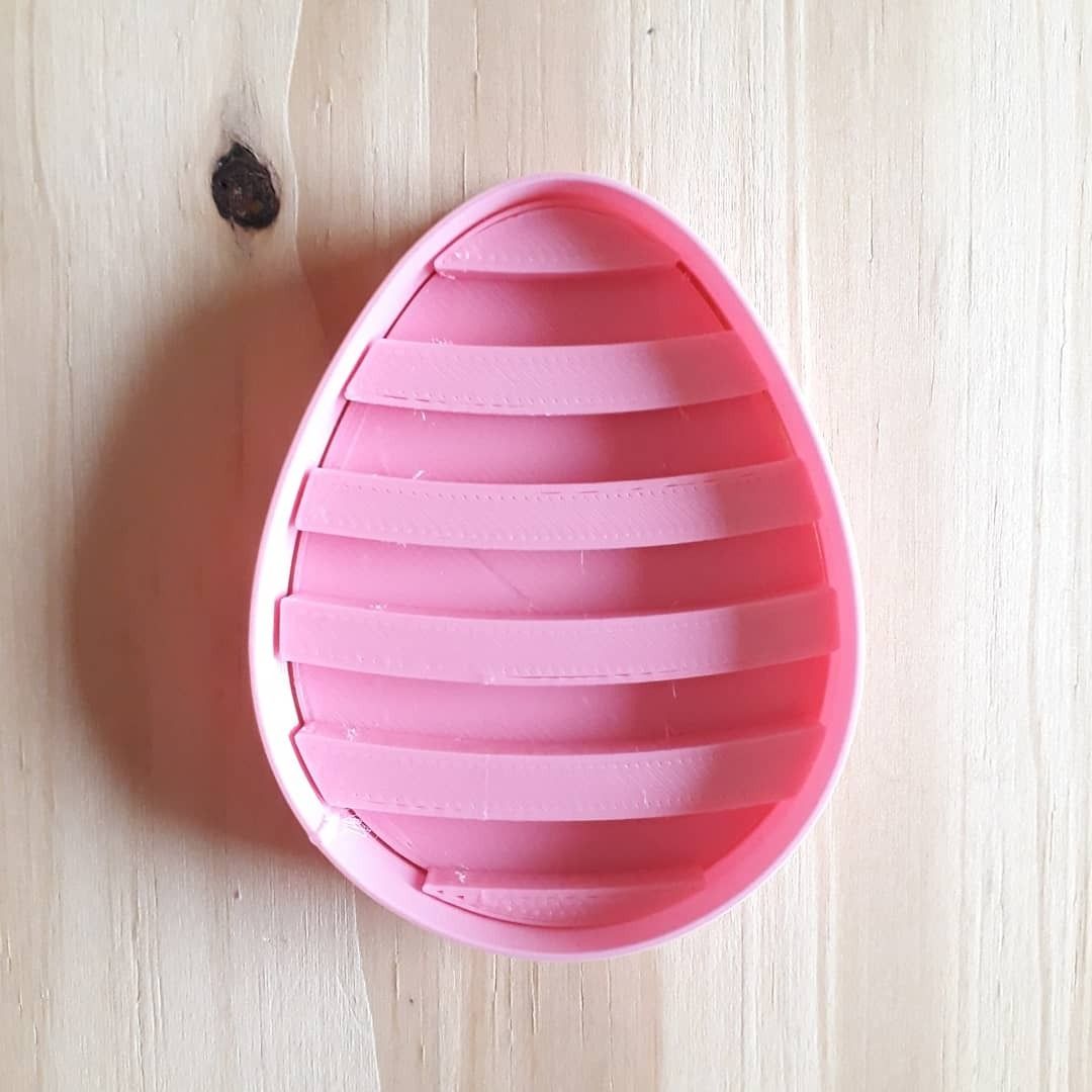 Download STL file Easter Egg - Cookie Cutter • 3D printing model ・ Cults
