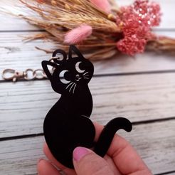 IMG_20221216_090935_7.jpg STL file Cat Key Ring・Design to download and 3D print