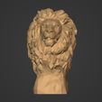 I5.jpg Low Poly Lion Bust