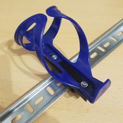 DIN2.jpg Fichier STL gratuit Rail DIN vers le support de vaporisation (un porte-bouteille pour vélo)・Objet pour impression 3D à télécharger