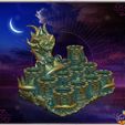 DragonPaint_RENDER.jpg 3D file Dragon Paint Organizer - SUPPORT FREE!・3D printer design to download