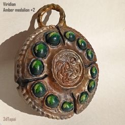 Viridian-amber-2-by-3dTapai-Photo.jpg Янтарные медальоны из кольца Elden