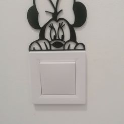 minnie.jpg STL file Minnie mouse lightswitch decor・3D print design to download