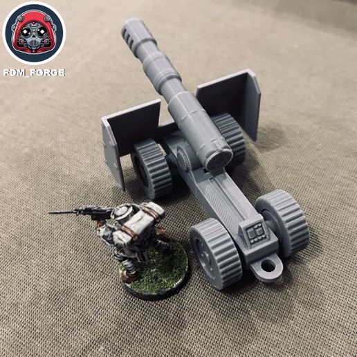 Hybrid of Katsorel: Grimdark Siege Breaker Howitzer [FDM FRIENDLY - SUPPORTLESS]