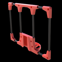 Brompton-Frame-Wide.png STL file Brompton Front Carrier Block Adaptor and Frame System・Model to download and 3D print