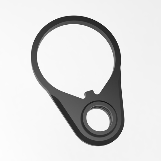 AR15 END PLATE 3D model