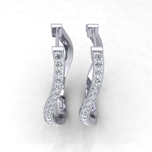 Fancy Earring , Pendent , Solitail Ring And Engagement Ring 3D model